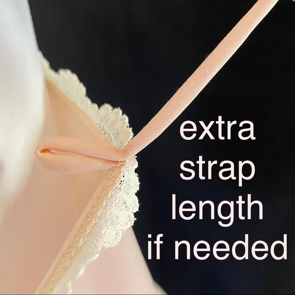 Vintage Camisole Perfect Caress  Anne Rothschild satin lace slip top peach pink - Picture 5 of 13